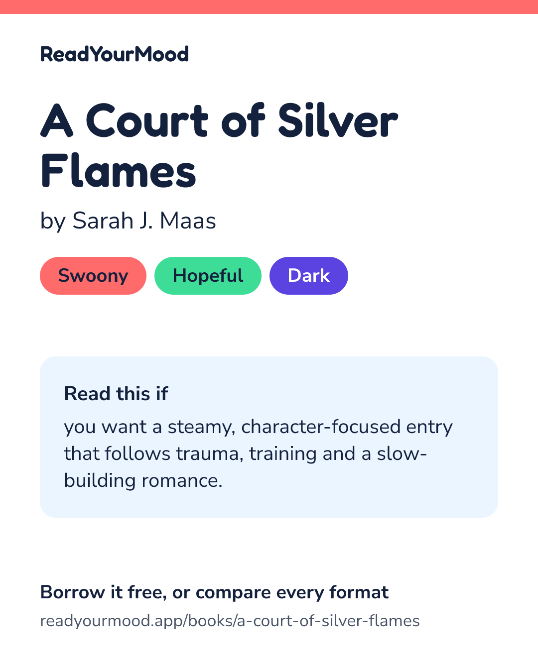 Share card for A Court of Silver Flames