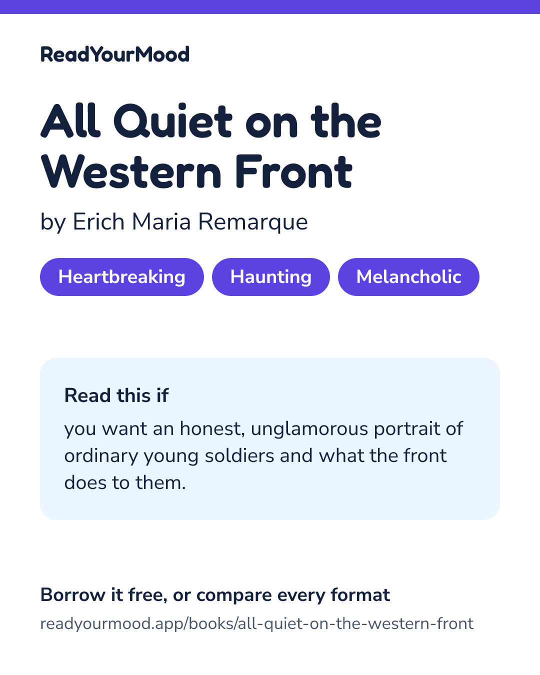 Share card for All Quiet on the Western Front