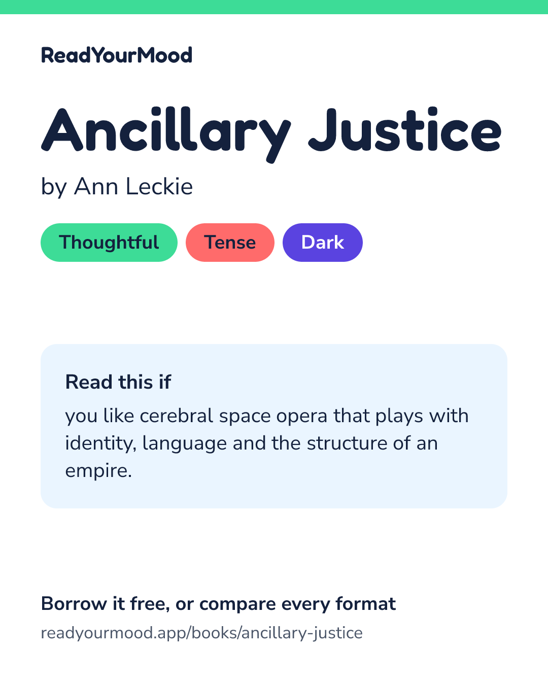 Share card for Ancillary Justice