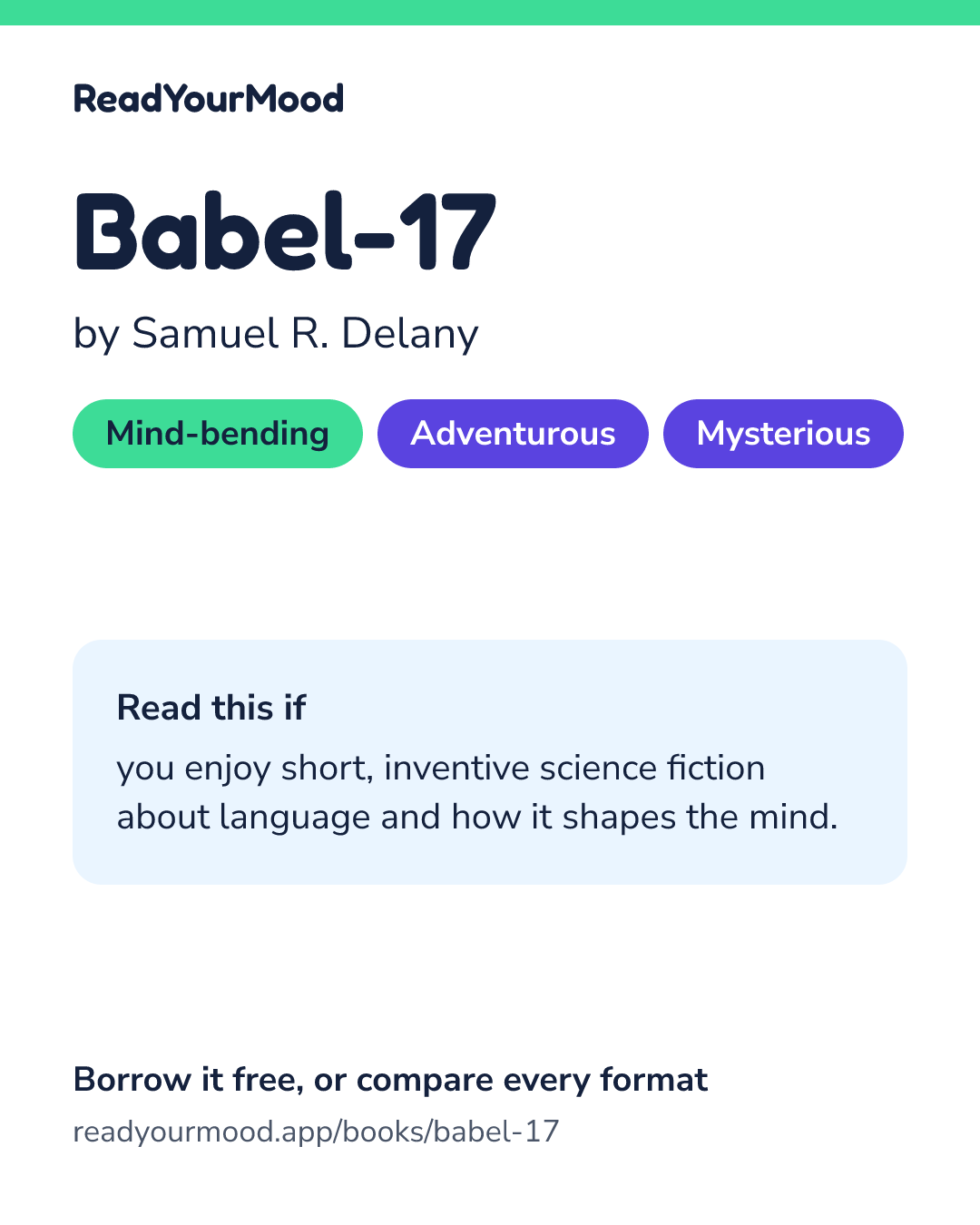 Share card for Babel-17