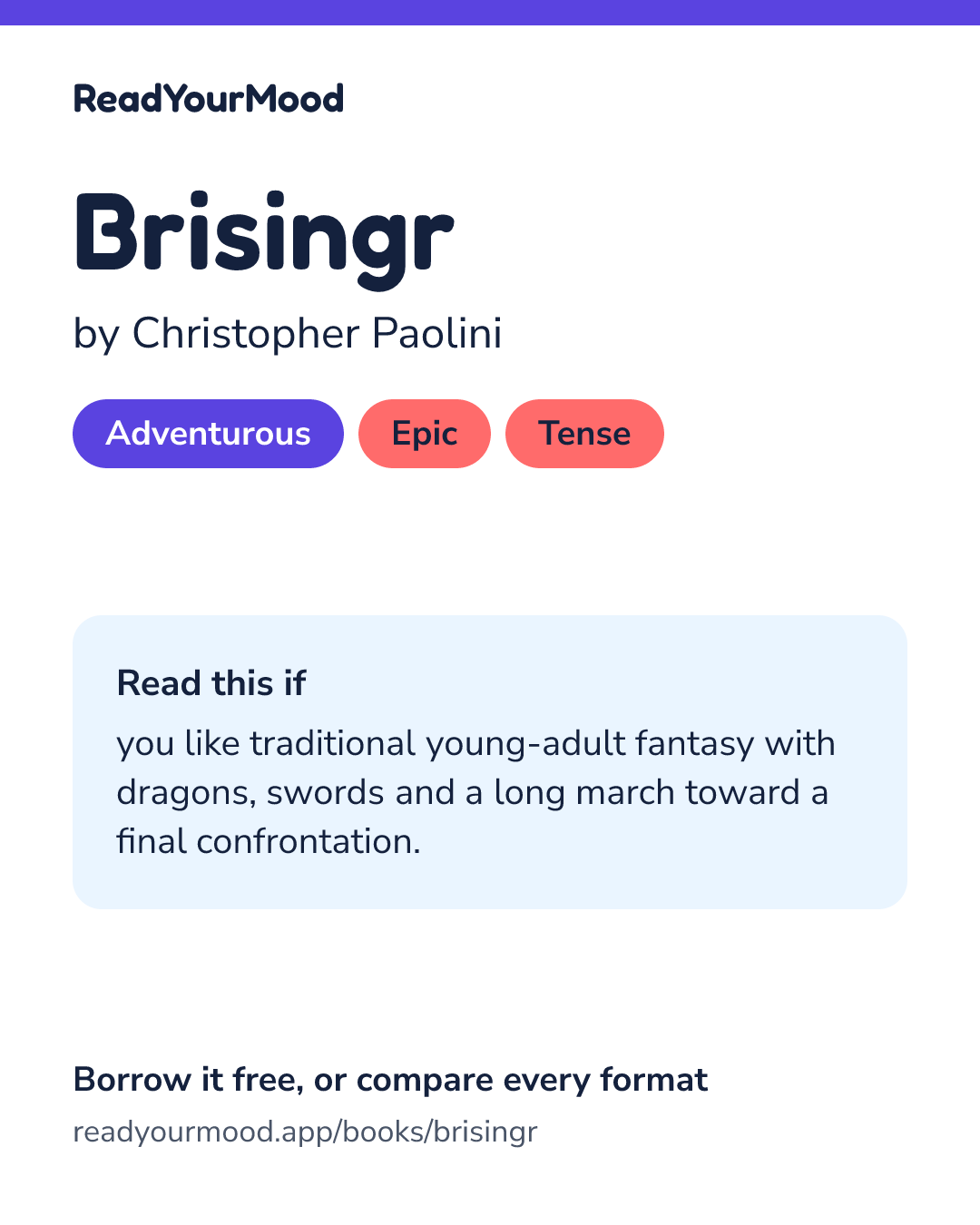 Share card for Brisingr
