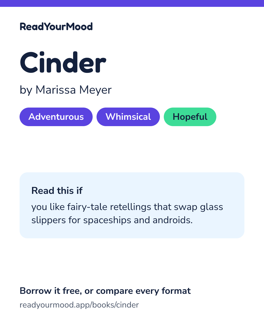 Share card for Cinder