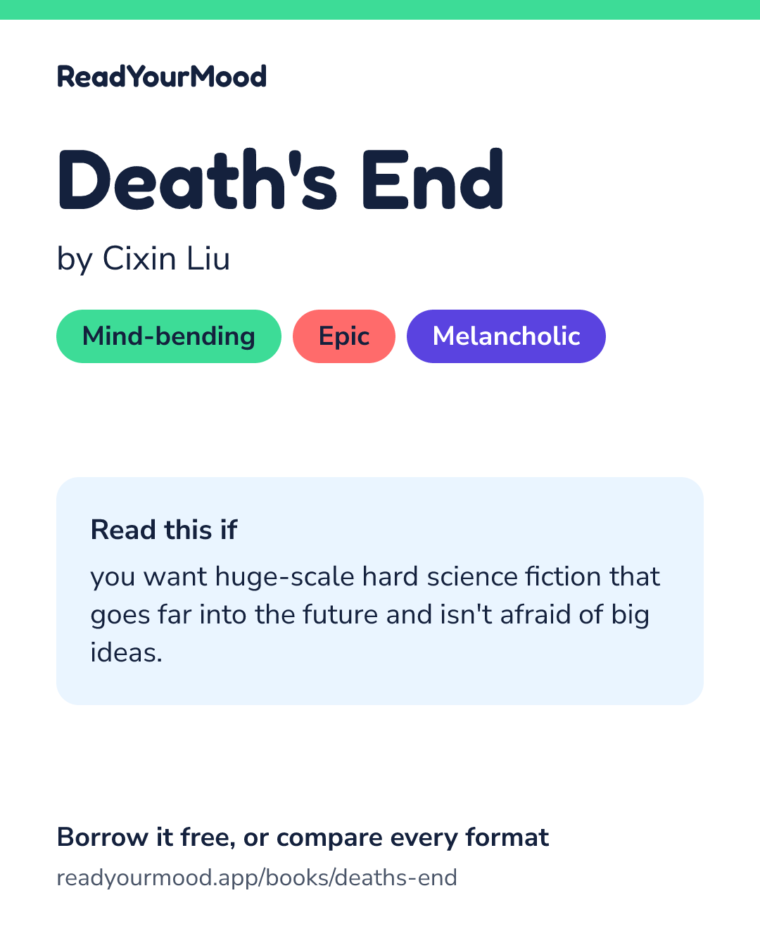 Share card for Death's End