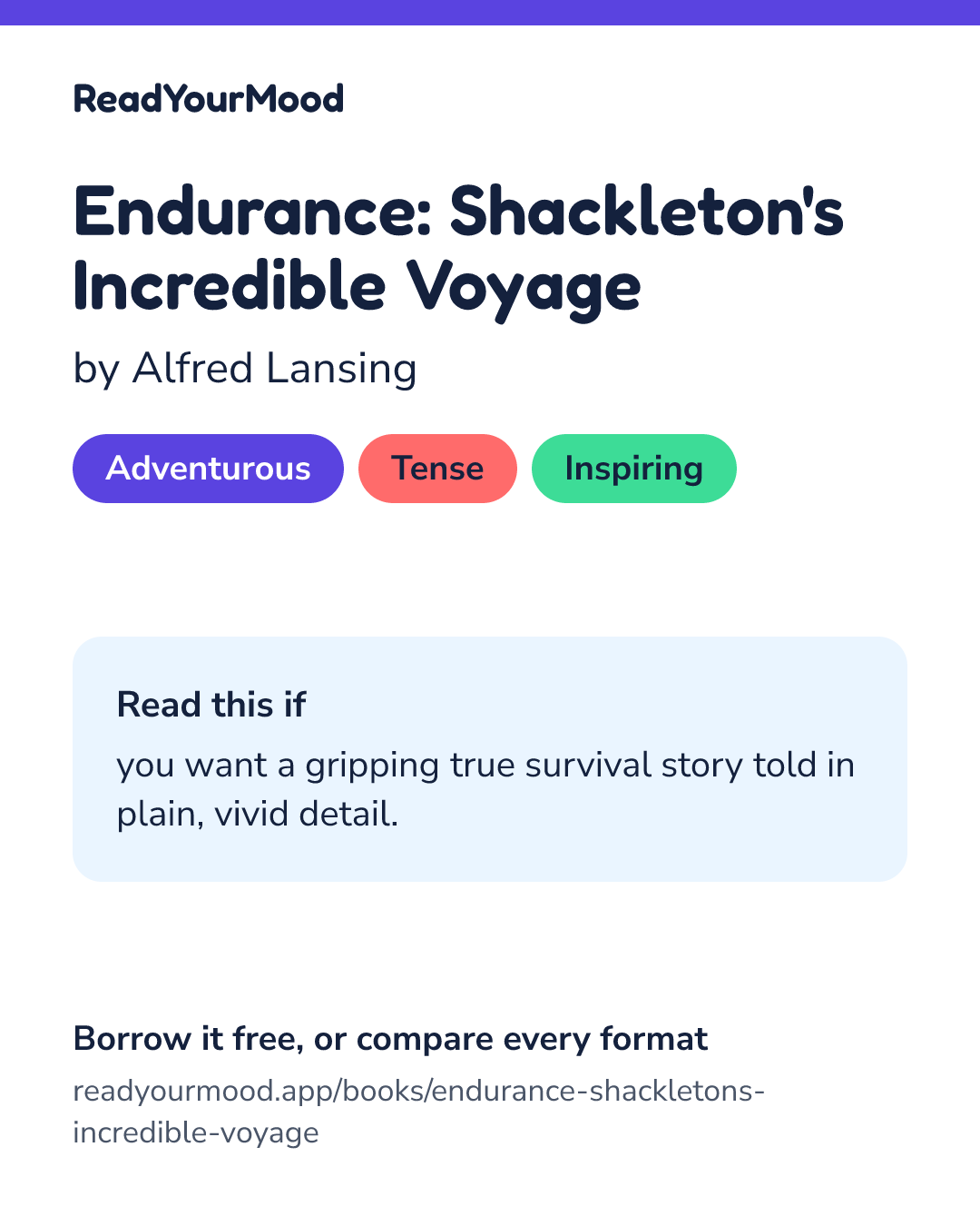 Share card for Endurance: Shackleton's Incredible Voyage