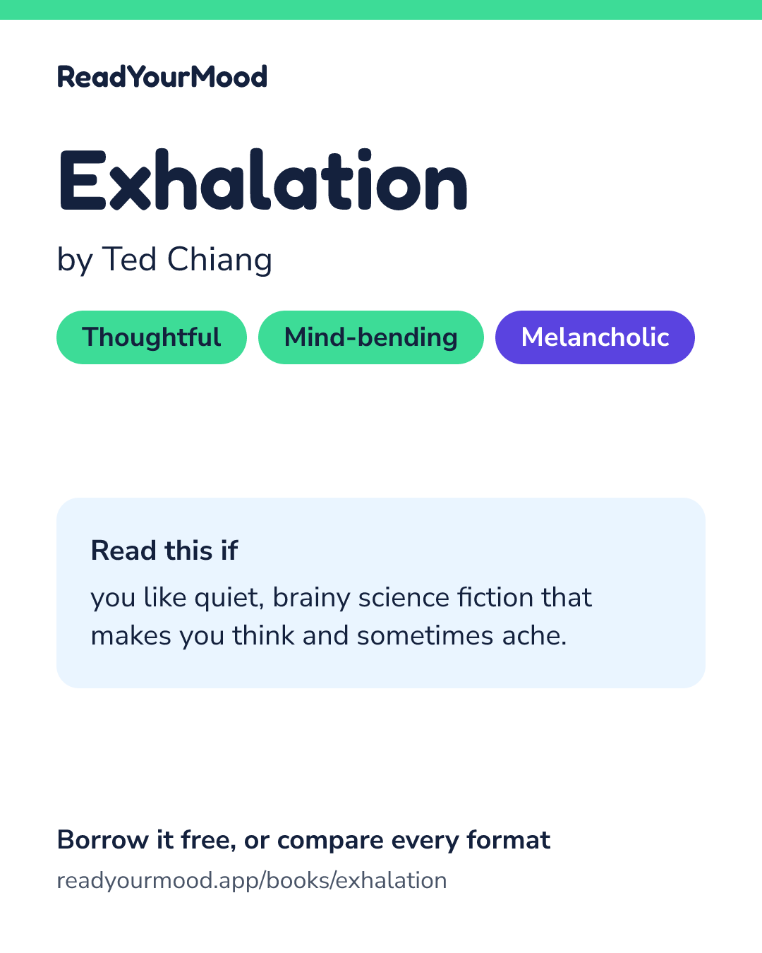 Share card for Exhalation