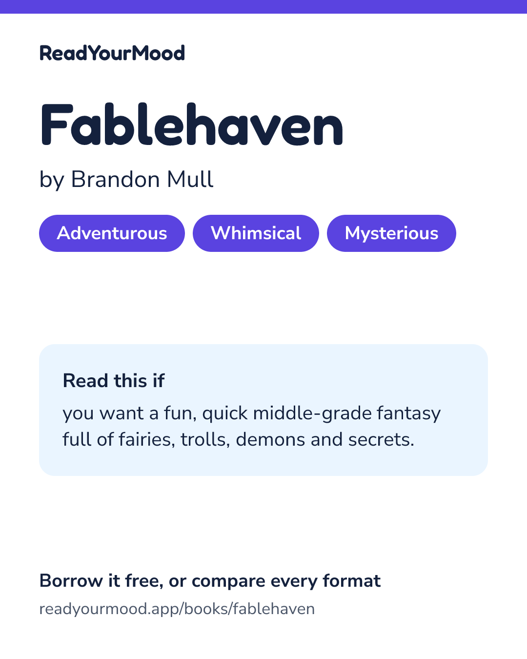 Share card for Fablehaven