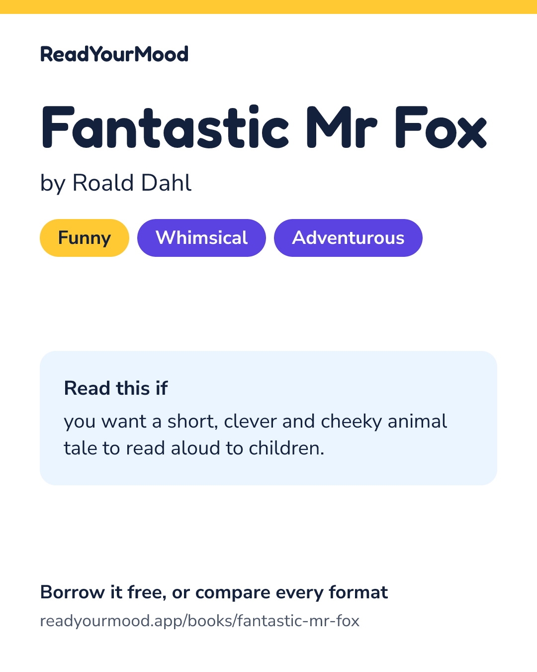 Share card for Fantastic Mr Fox