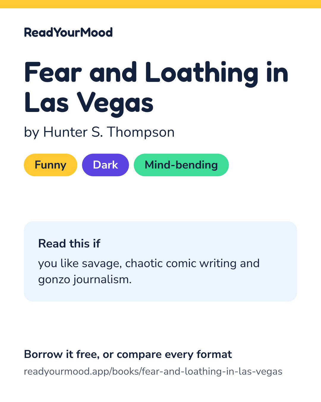 Share card for Fear and Loathing in Las Vegas