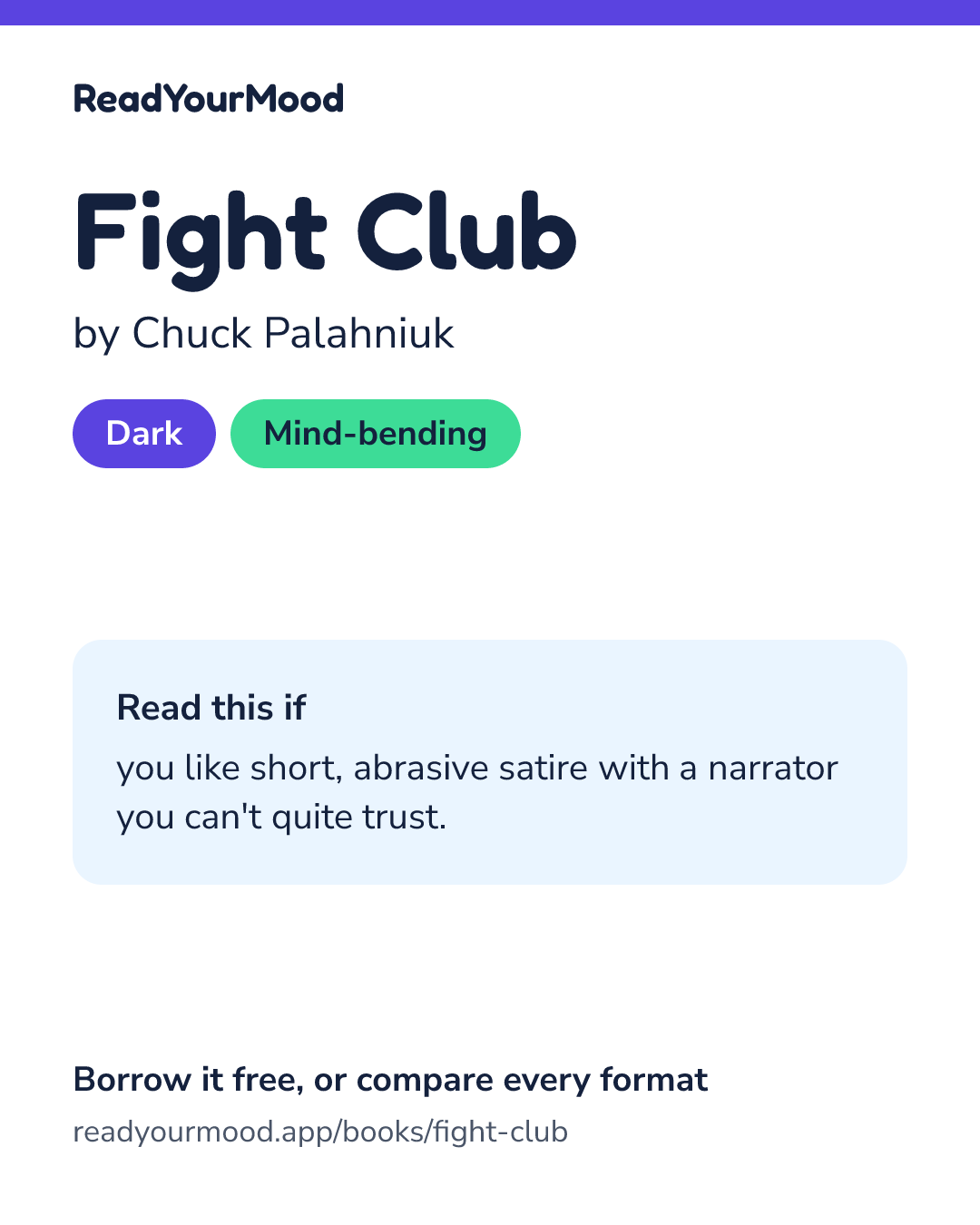 Share card for Fight Club