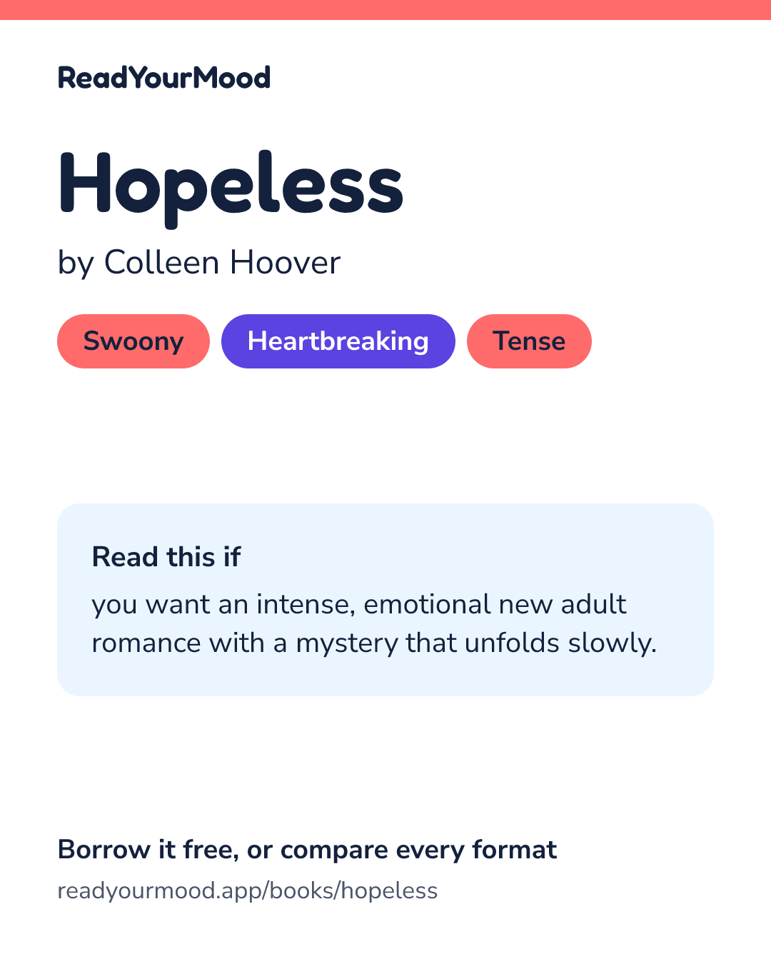 Share card for Hopeless