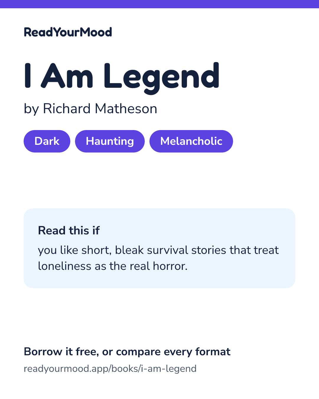 Share card for I Am Legend