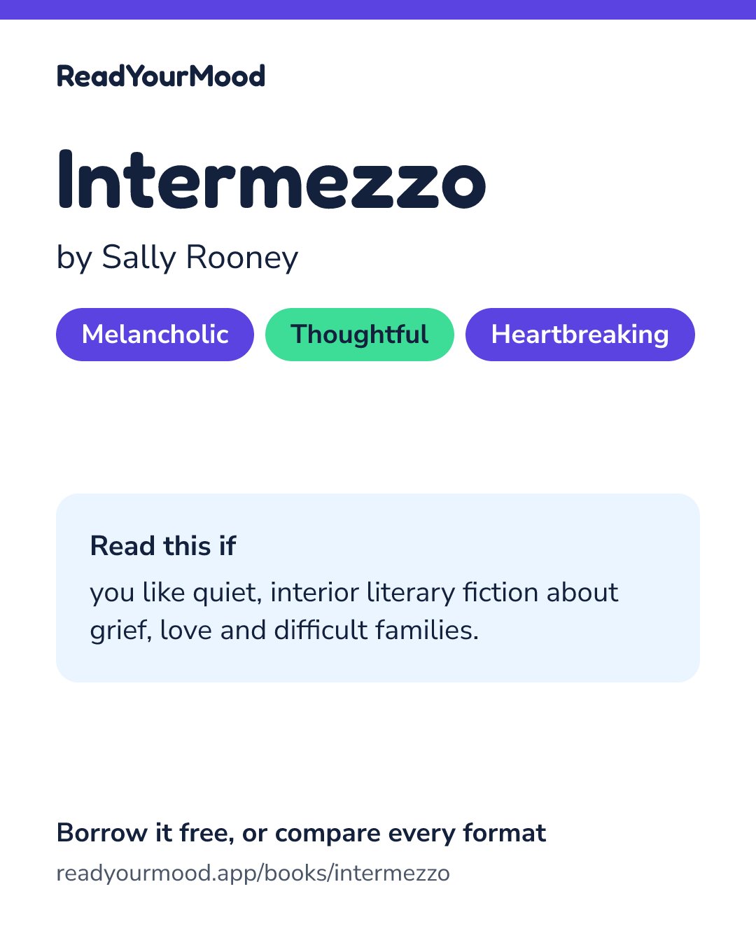 Share card for Intermezzo
