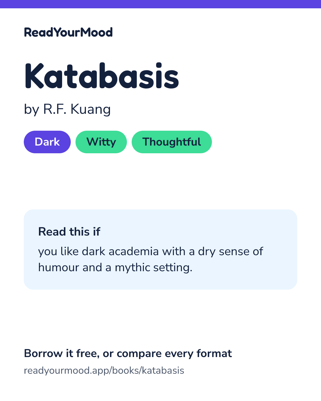 Share card for Katabasis