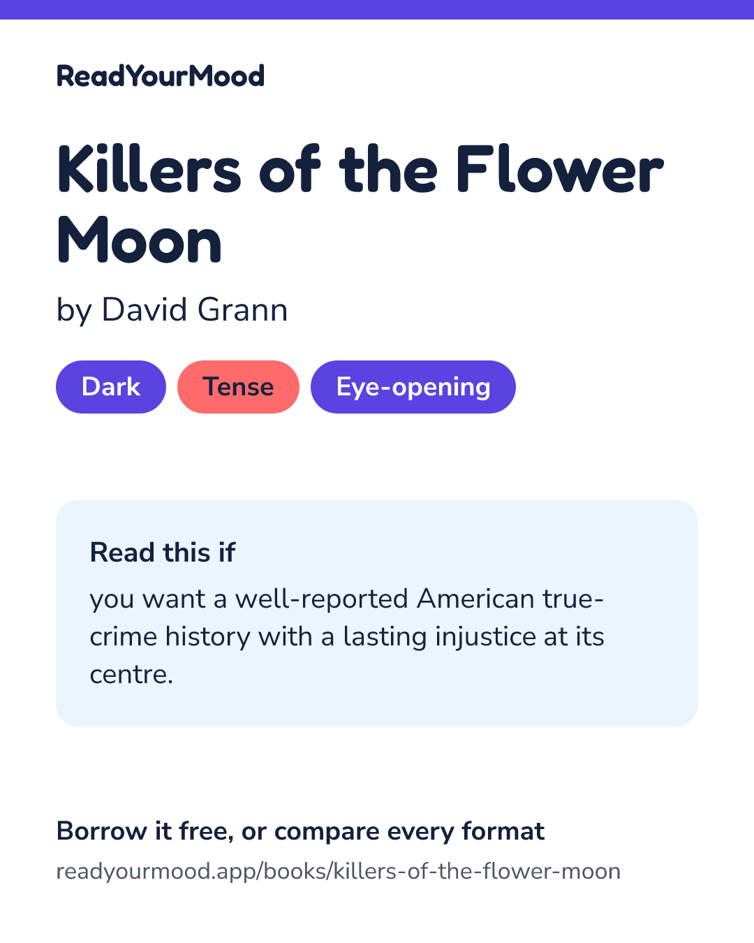 Share card for Killers of the Flower Moon