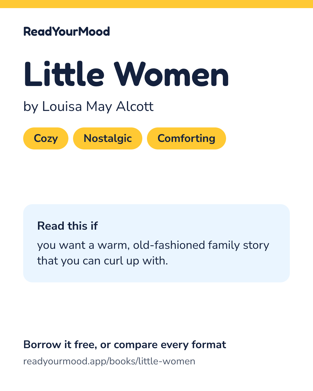Share card for Little Women