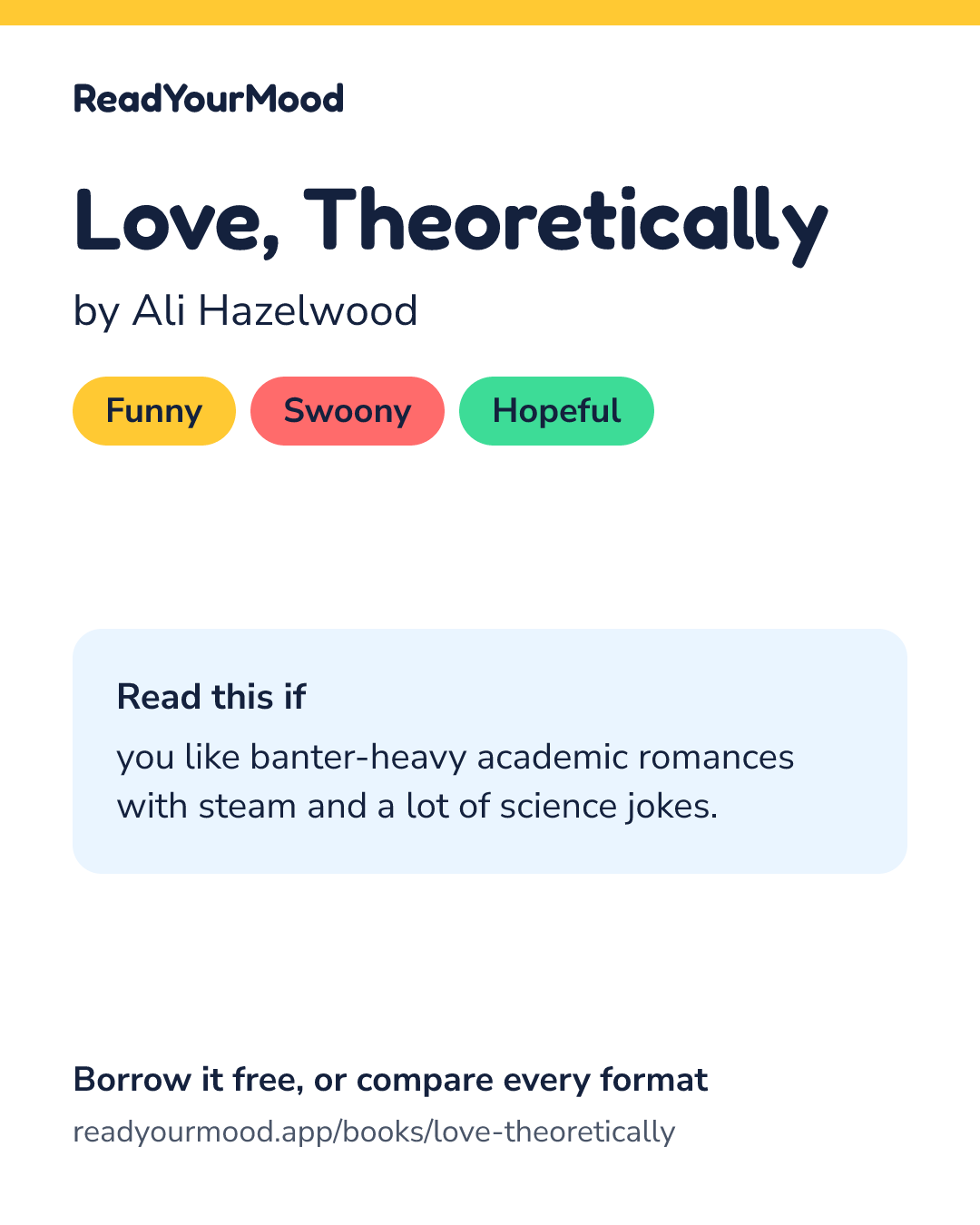 Share card for Love, Theoretically
