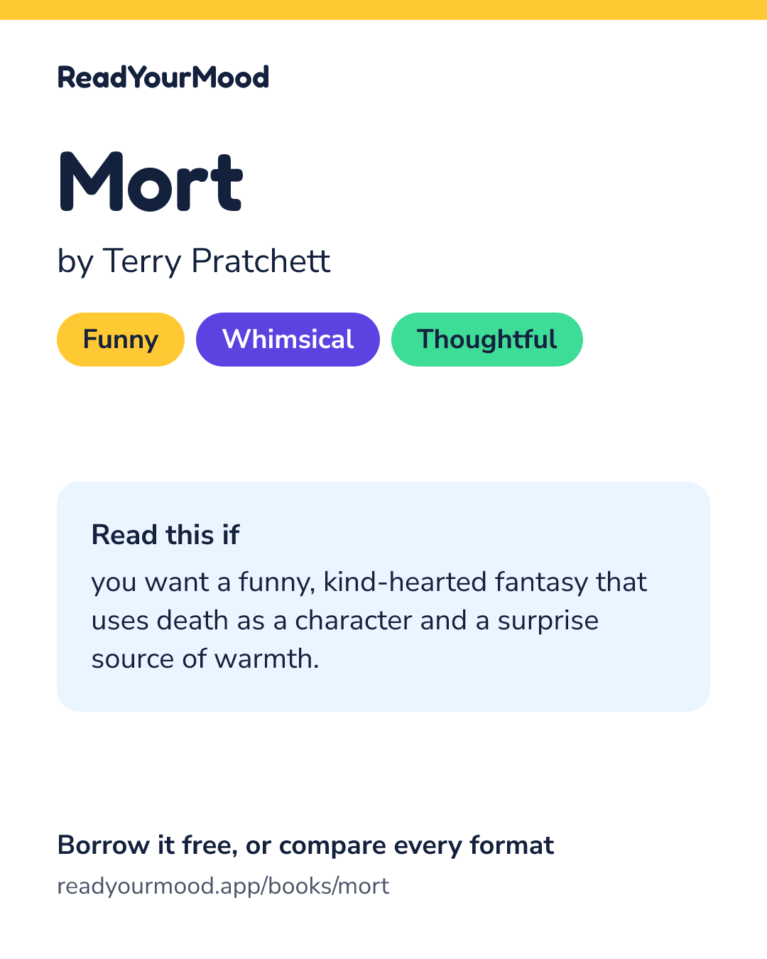 Share card for Mort