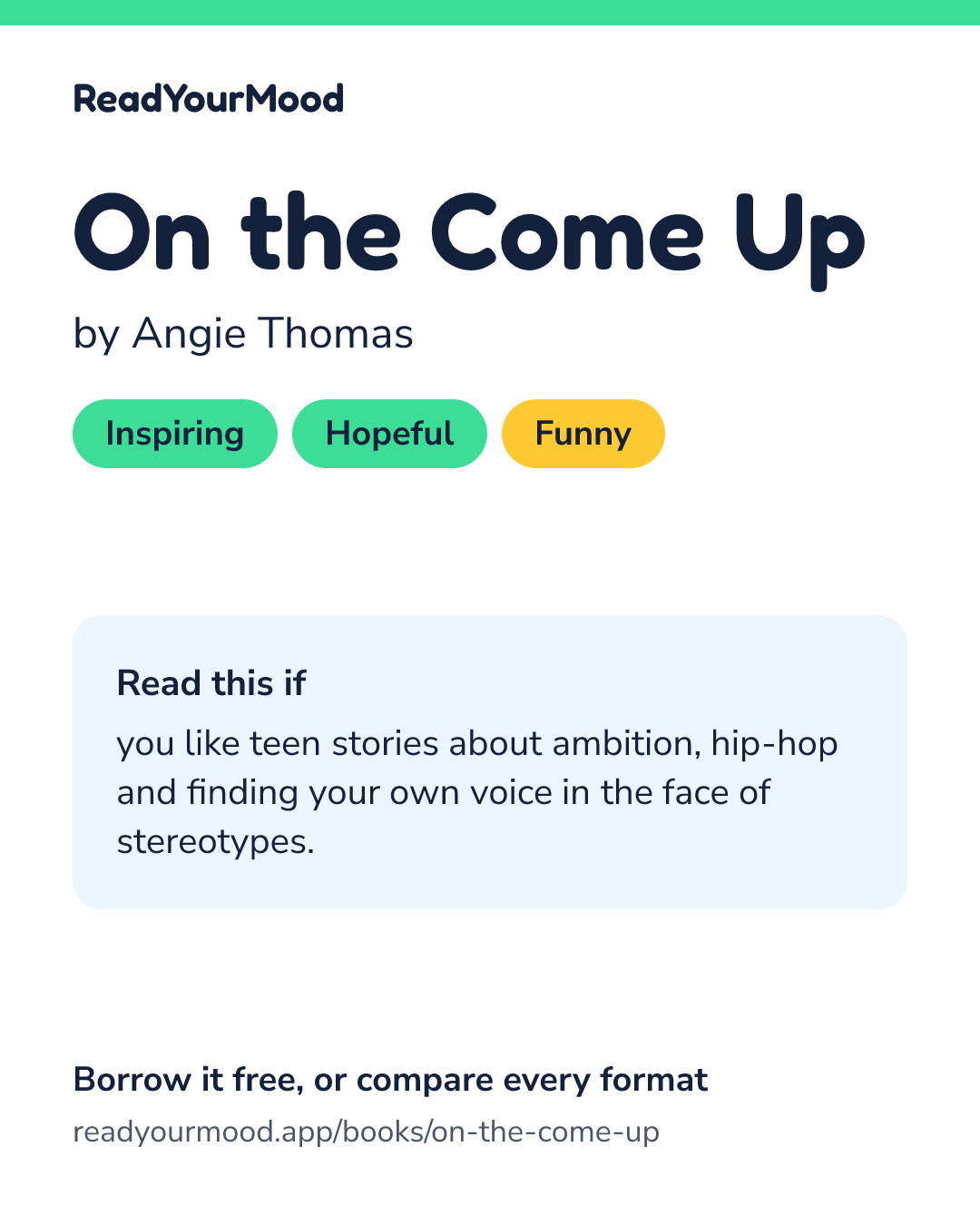 Share card for On the Come Up