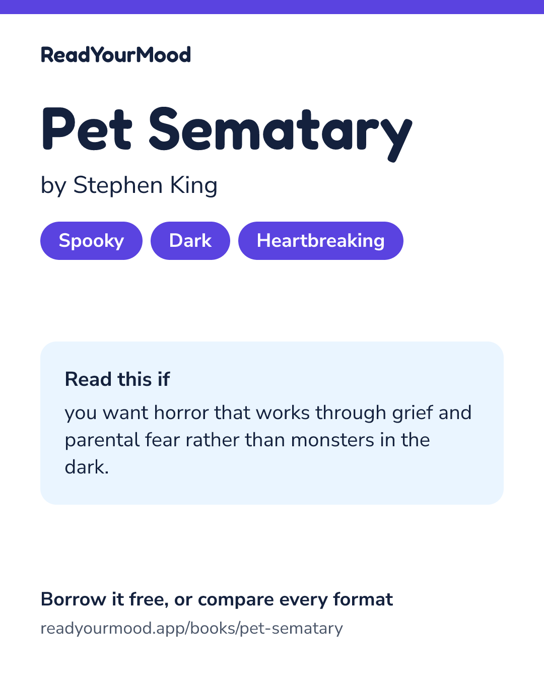 Share card for Pet Sematary