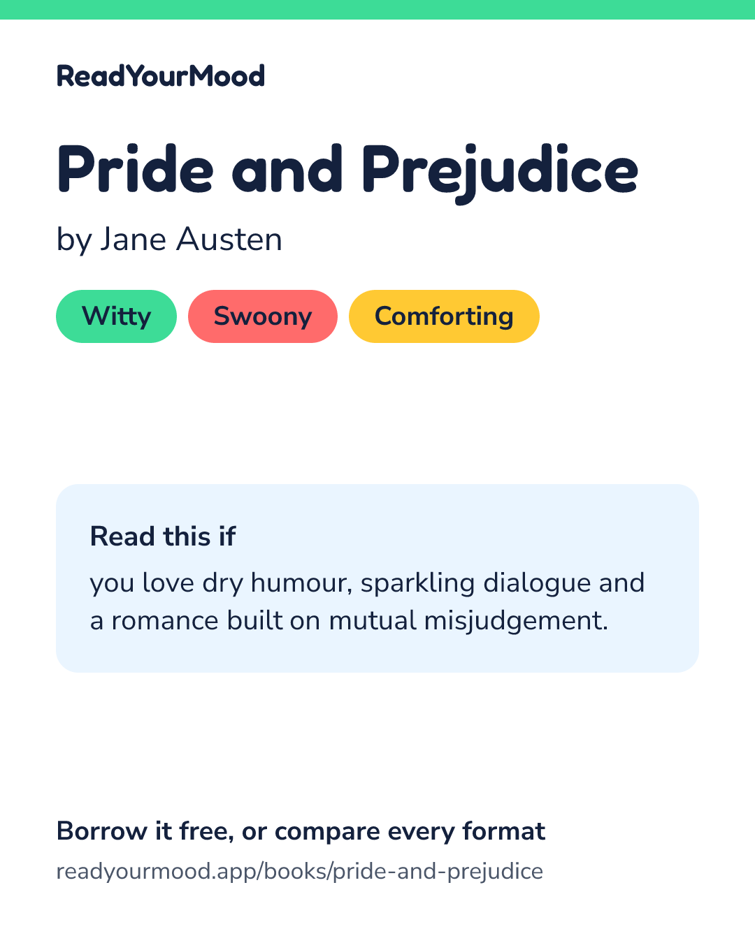 Share card for Pride and Prejudice
