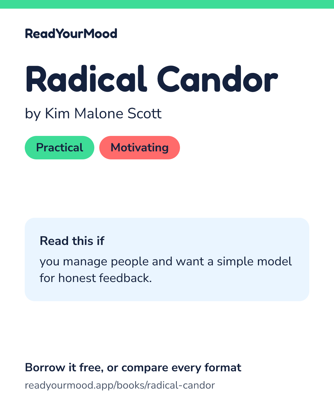 Share card for Radical Candor