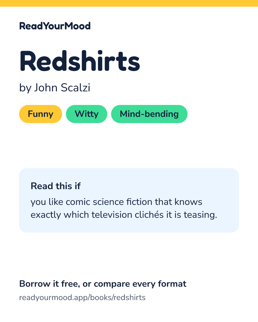 Share card for Redshirts