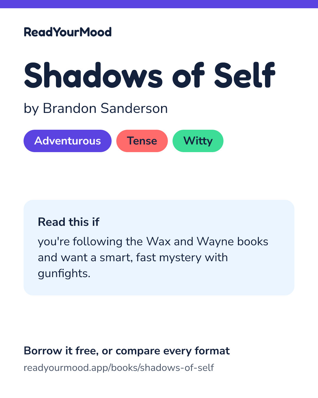 Share card for Shadows of Self