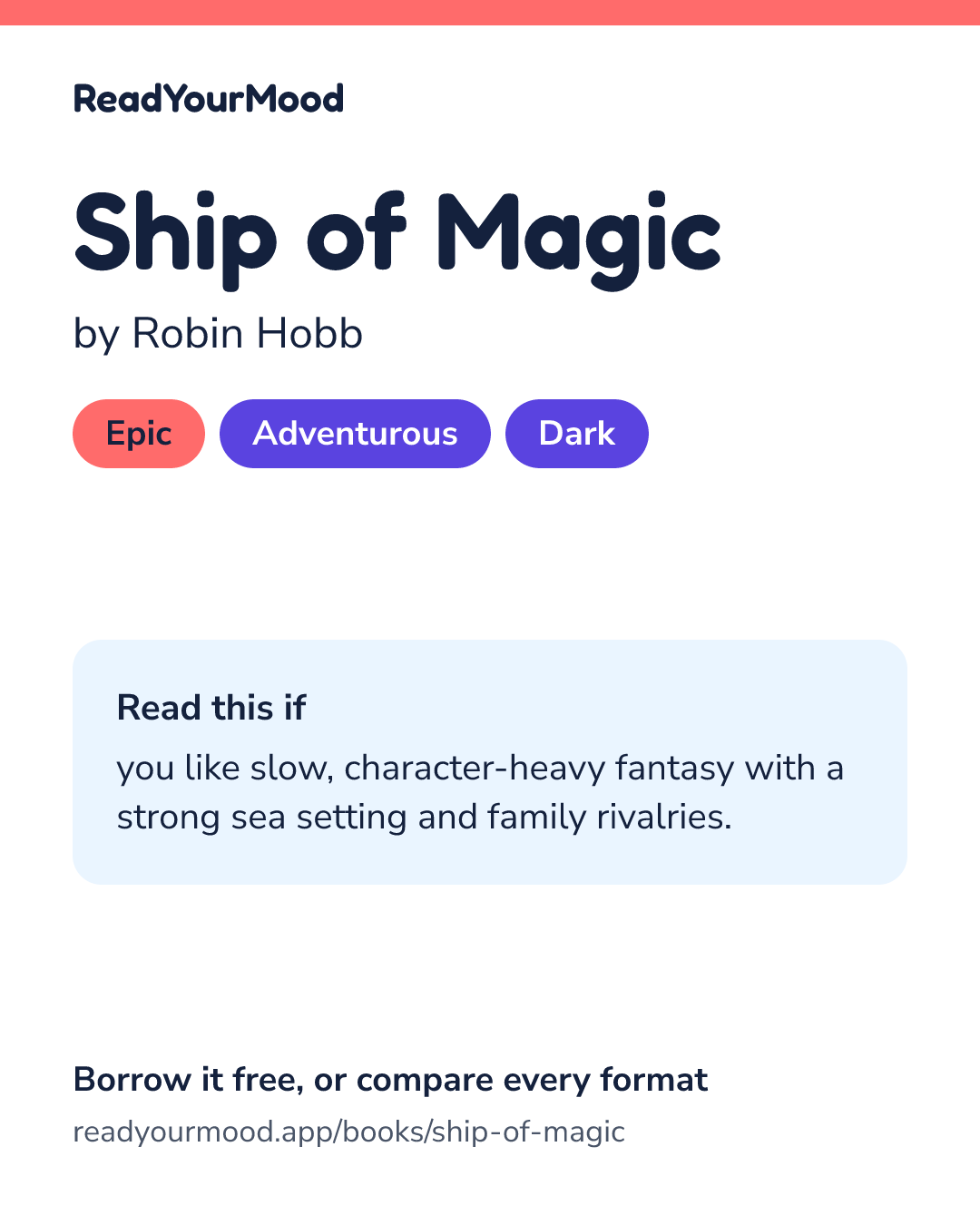 Share card for Ship of Magic