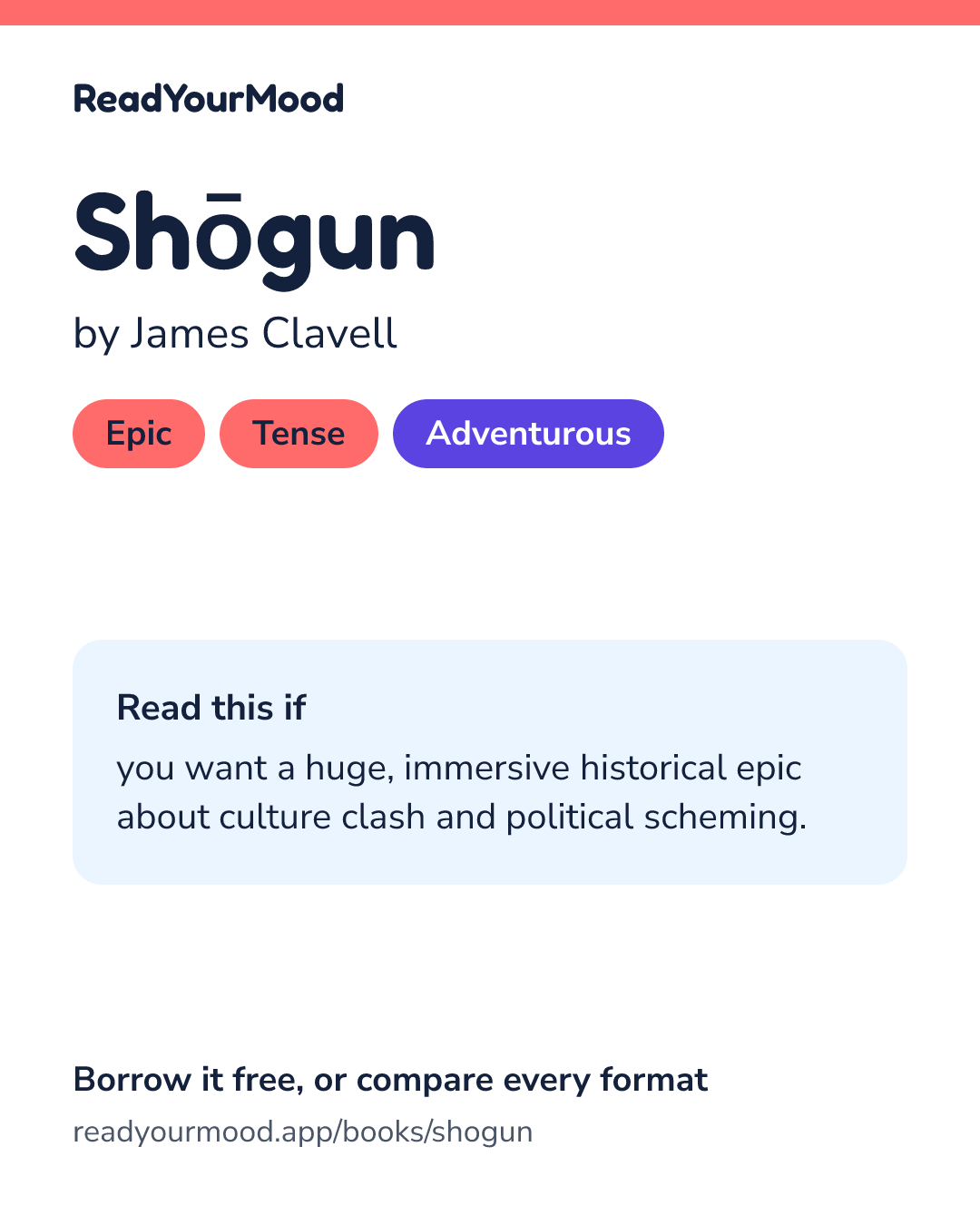 Share card for Shōgun