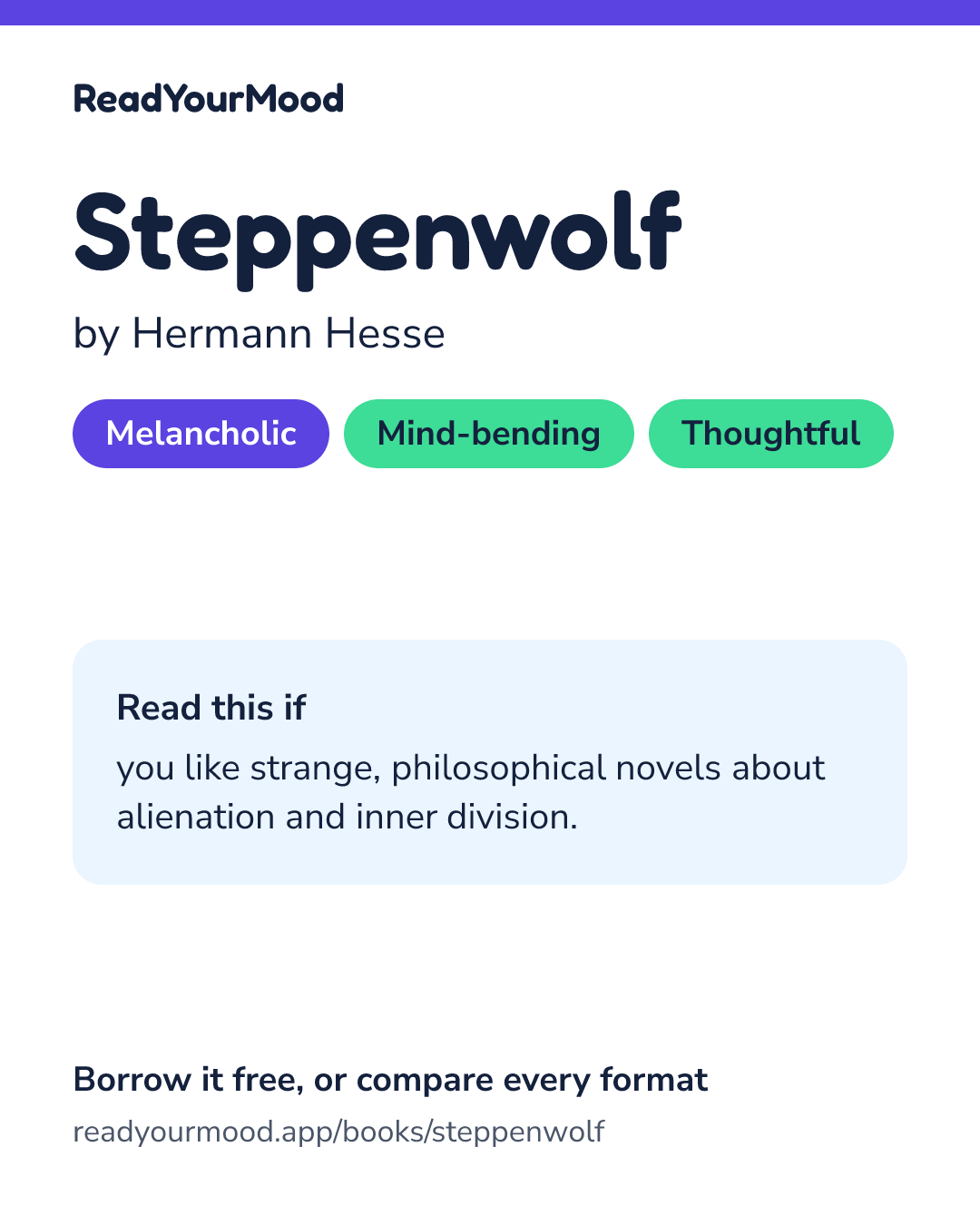 Share card for Steppenwolf