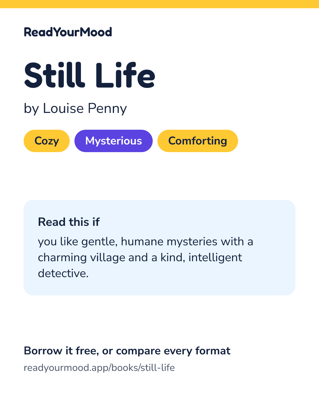 Share card for Still Life