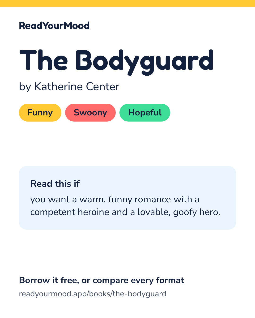 Share card for The Bodyguard