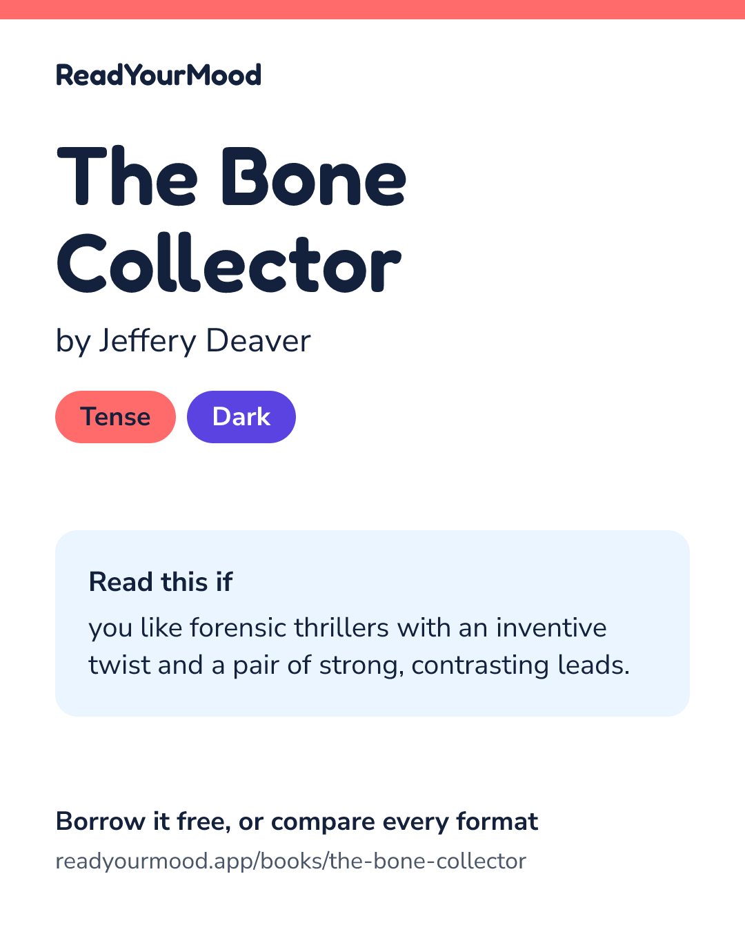 Share card for The Bone Collector