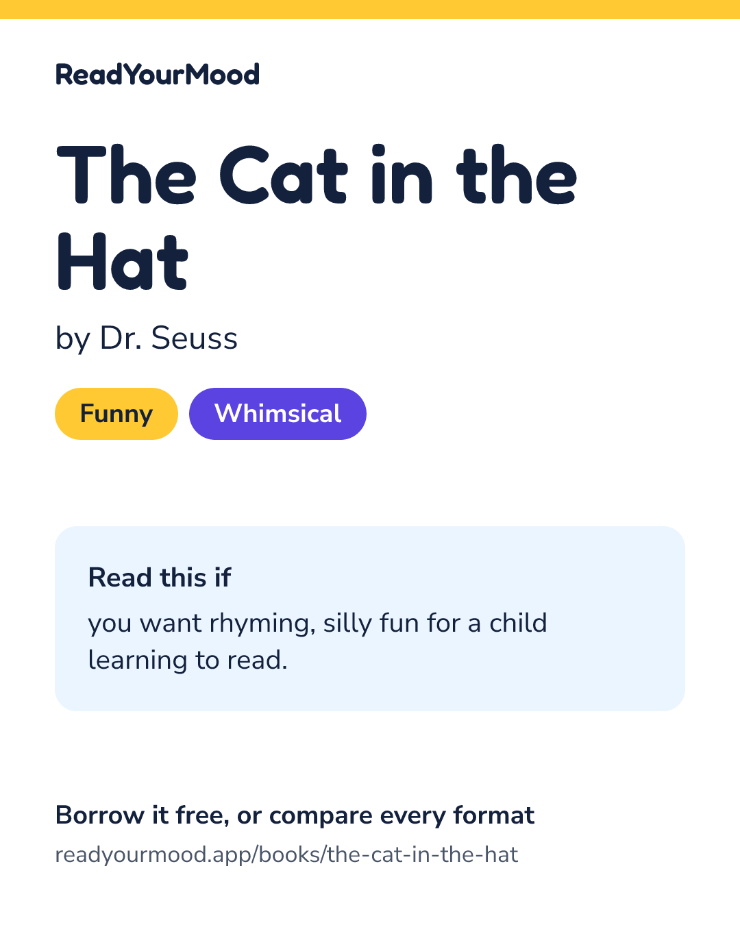 Share card for The Cat in the Hat