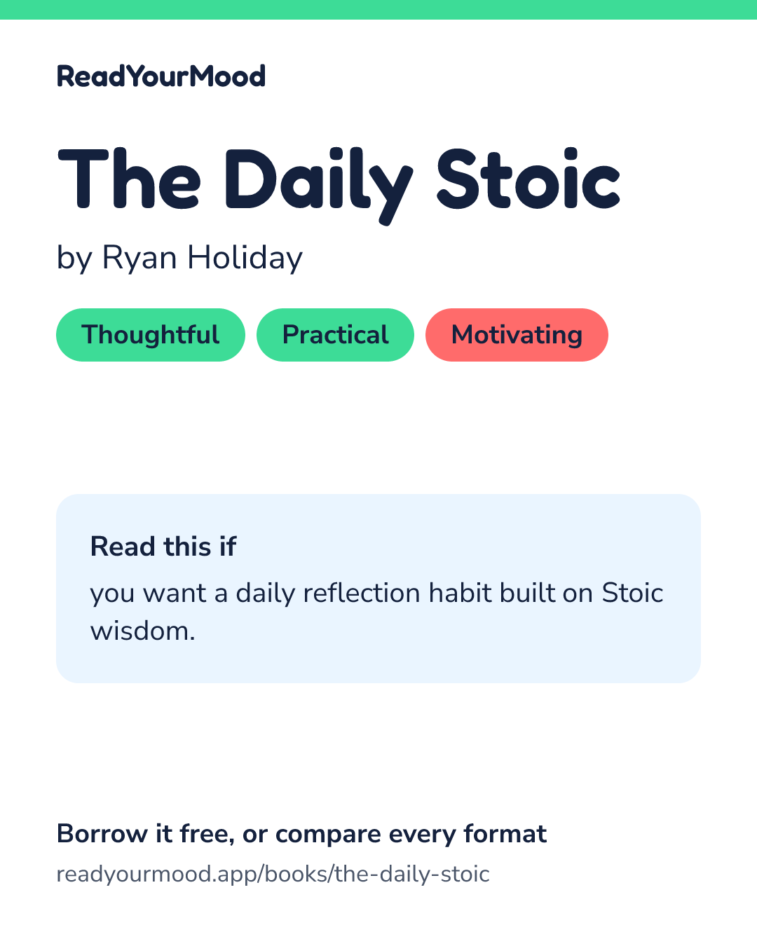 Share card for The Daily Stoic