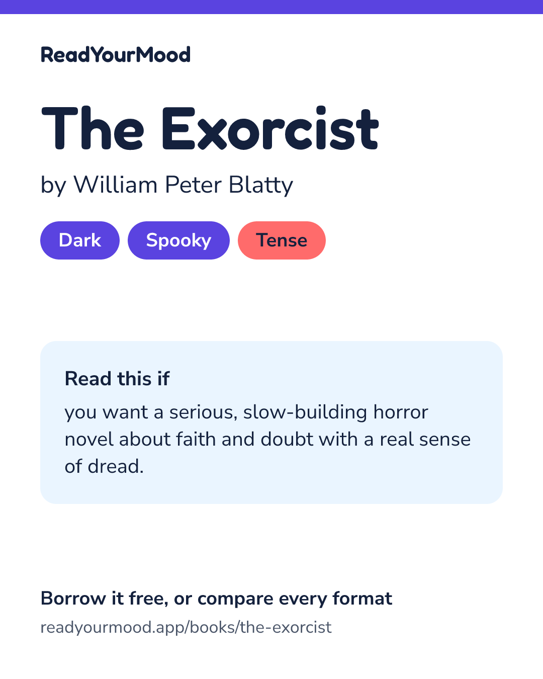 Share card for The Exorcist