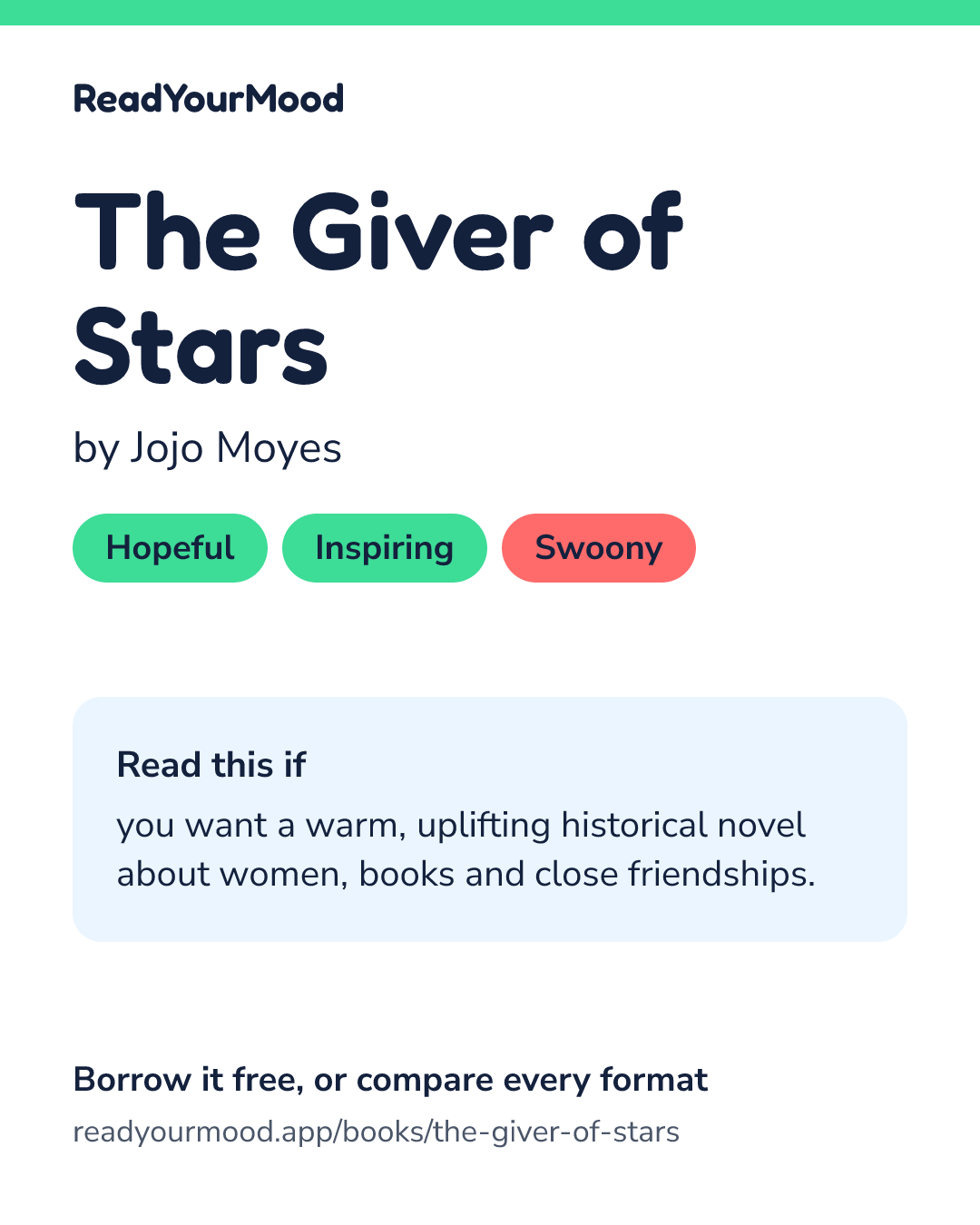 Share card for The Giver of Stars