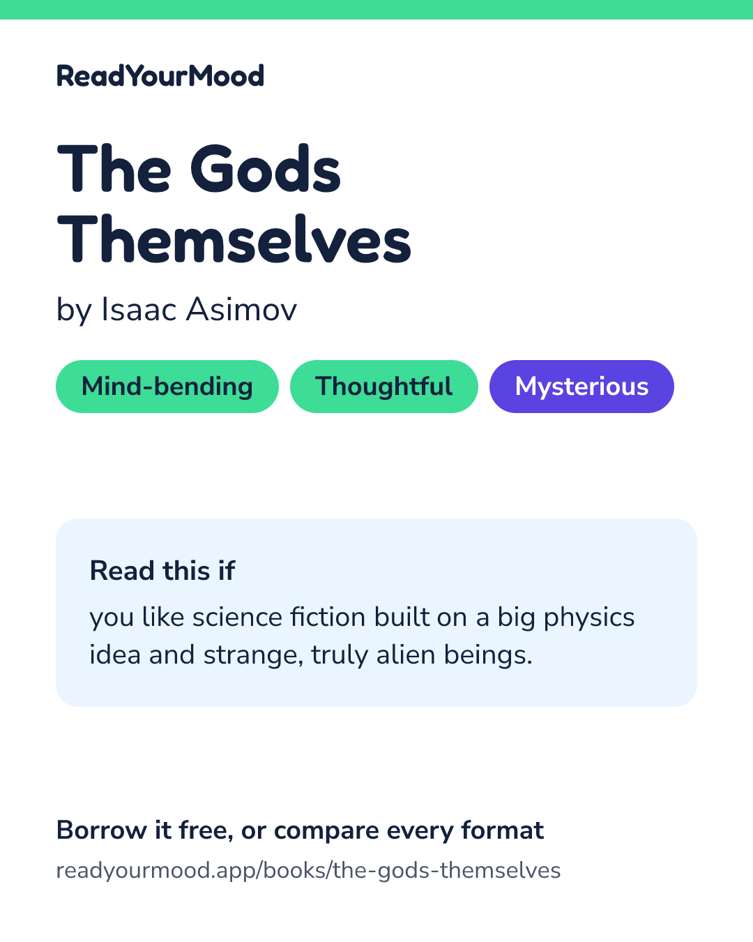 Share card for The Gods Themselves