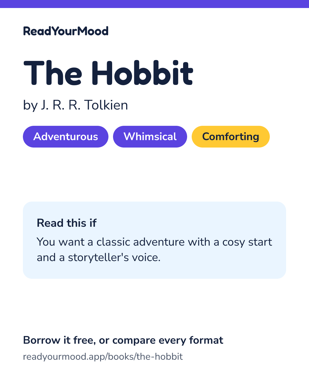 Share card for The Hobbit