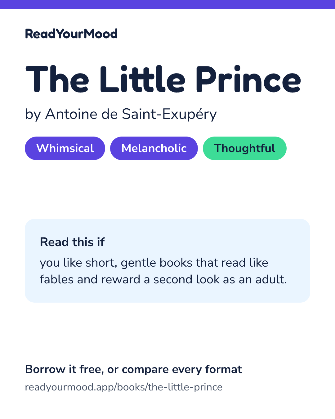 Share card for The Little Prince