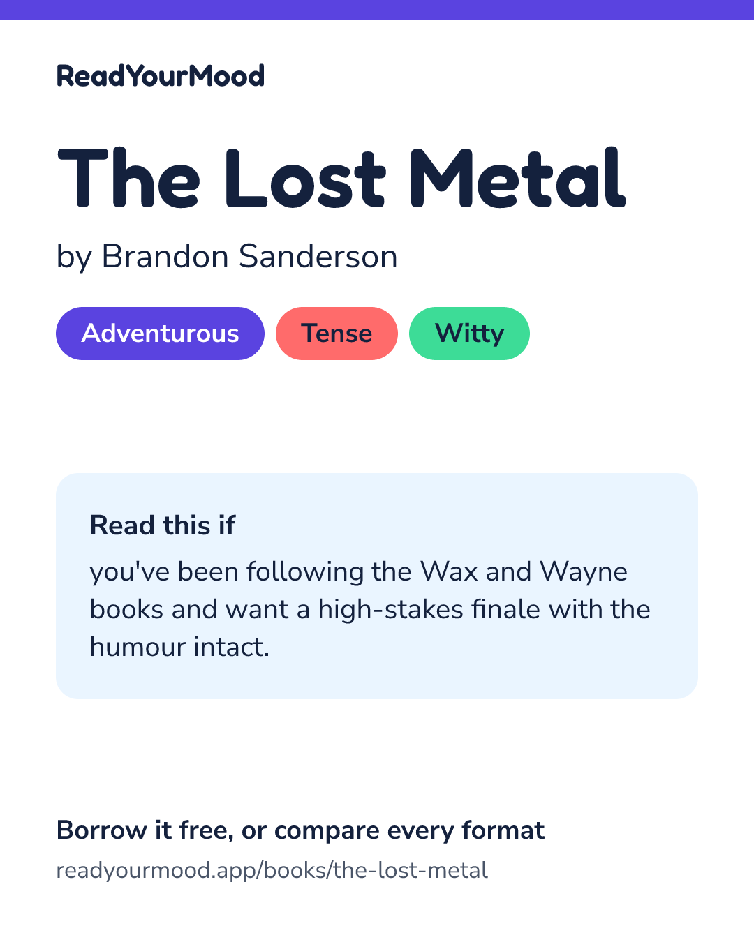 Share card for The Lost Metal