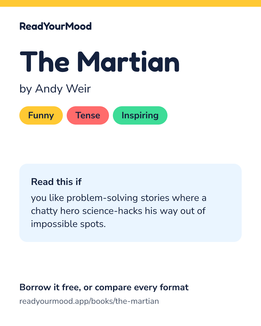 Share card for The Martian