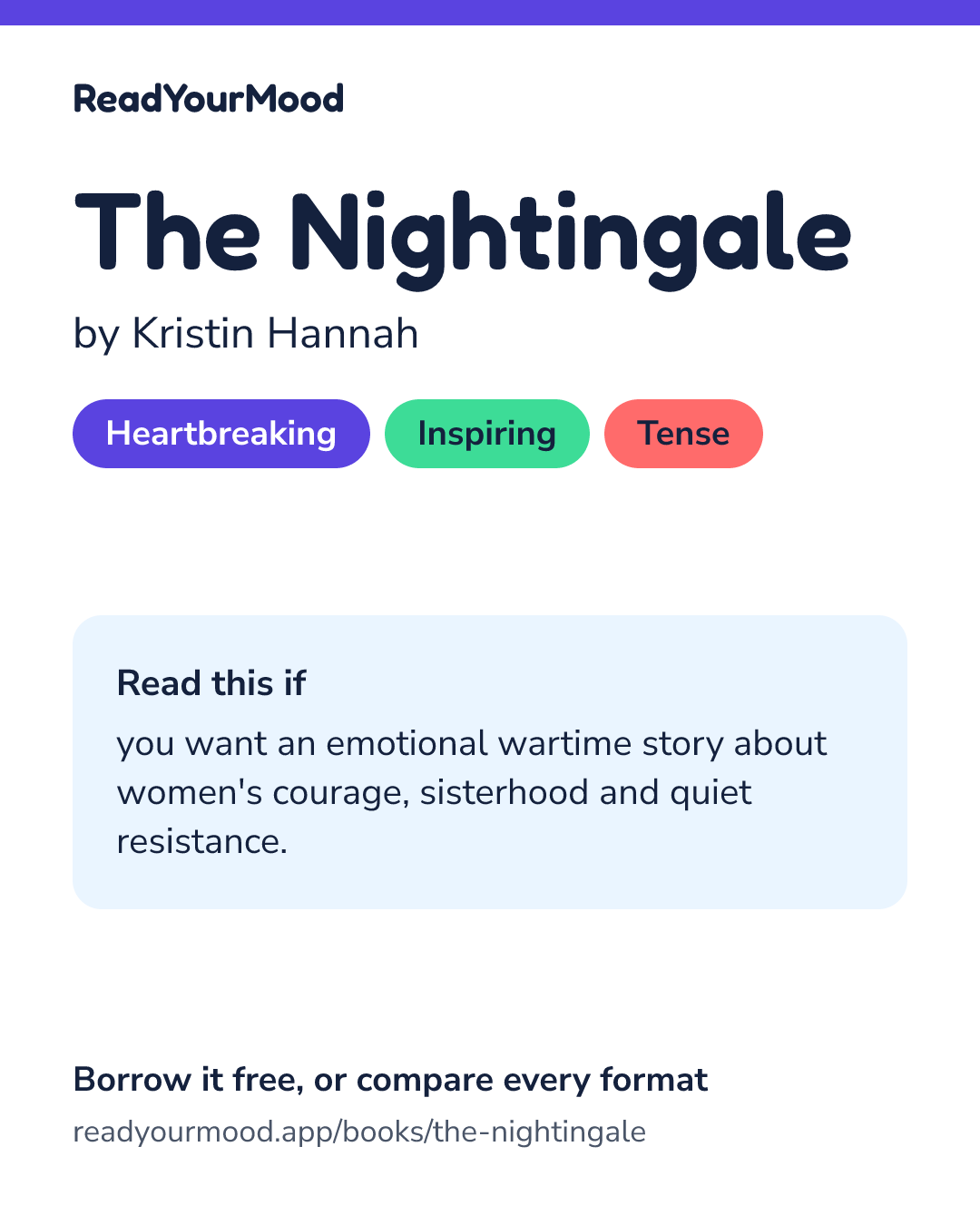 Share card for The Nightingale