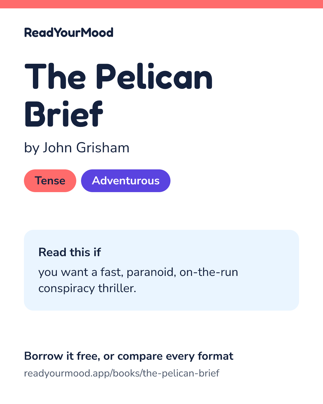 Share card for The Pelican Brief