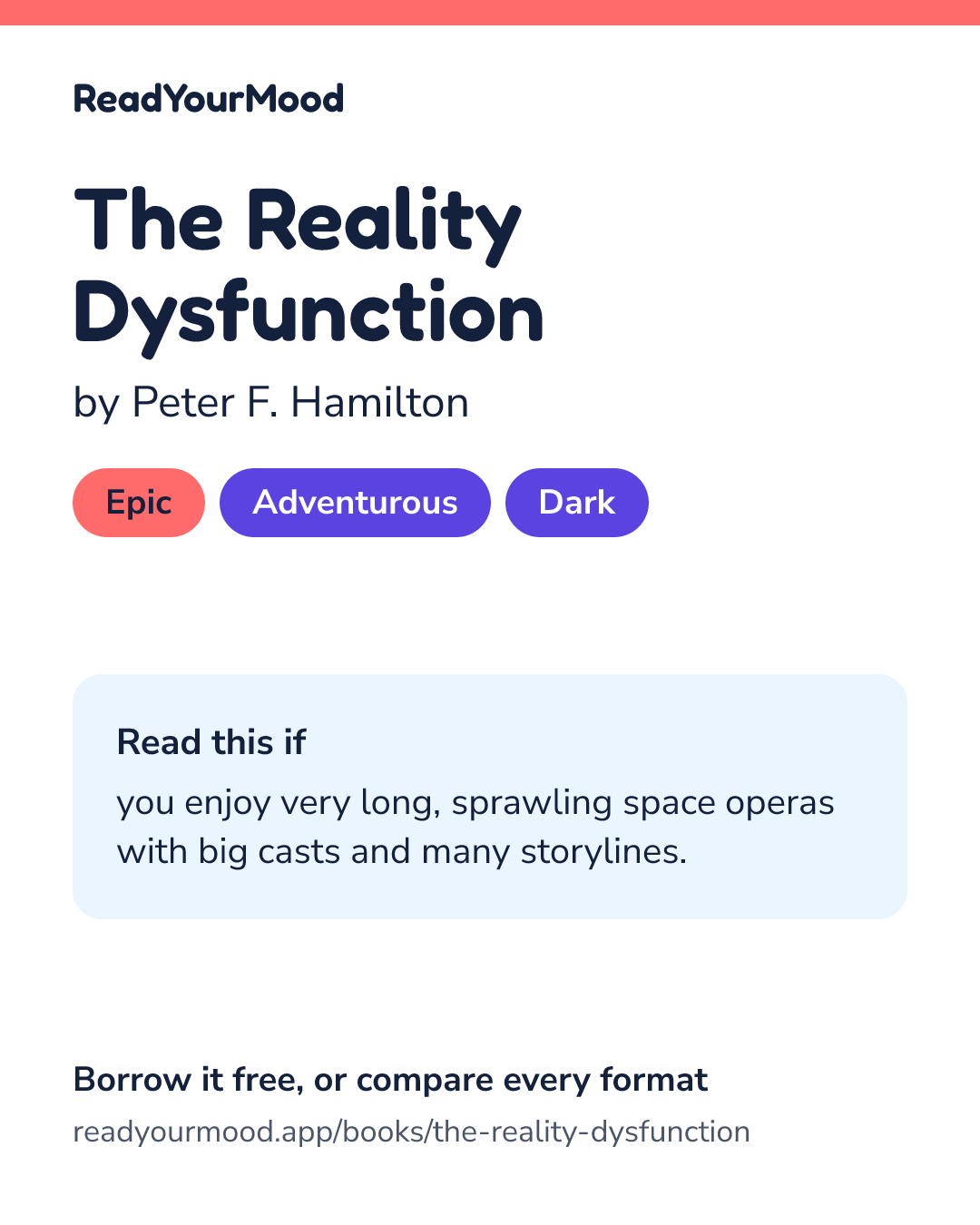 Share card for The Reality Dysfunction