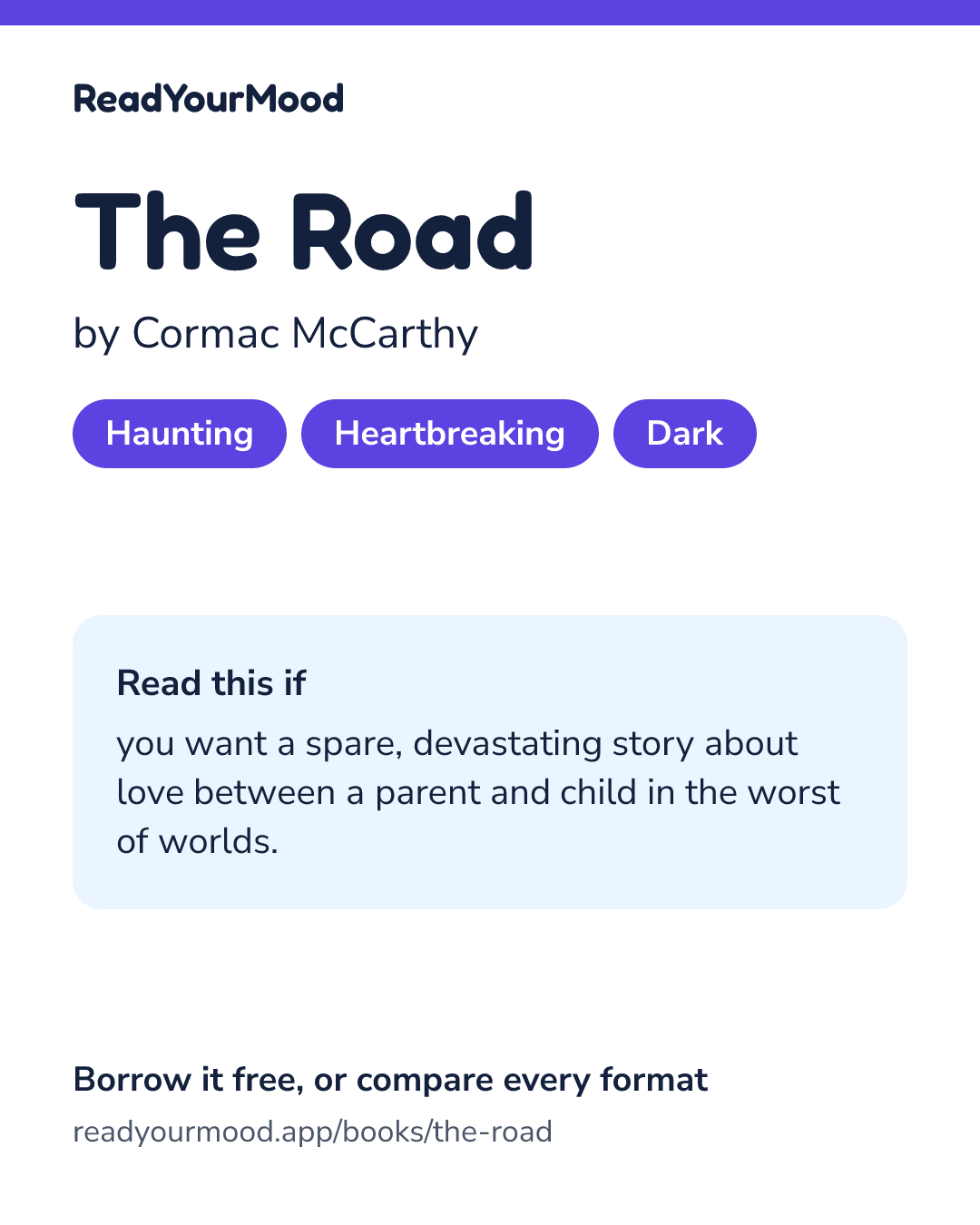 Share card for The Road