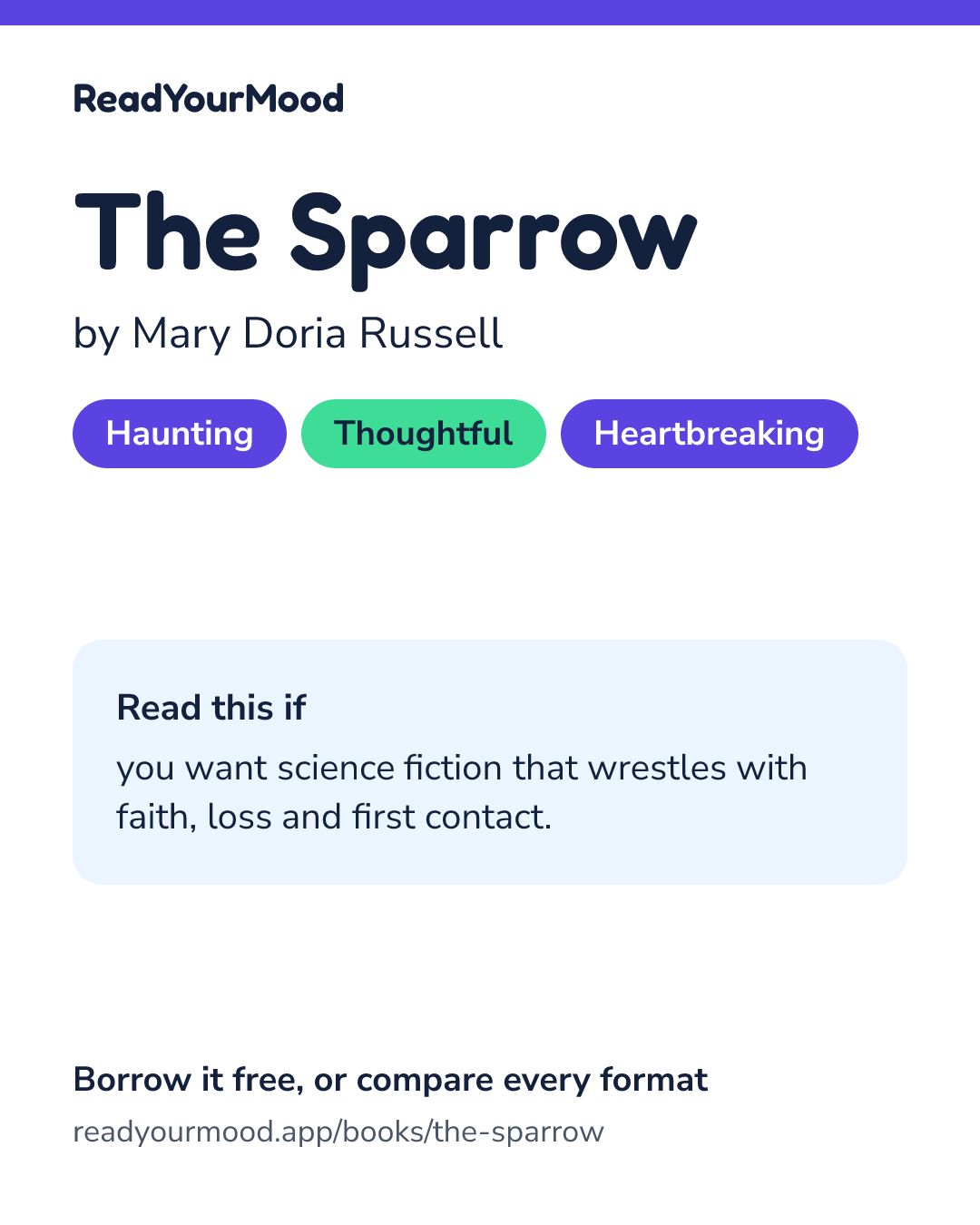 Share card for The Sparrow