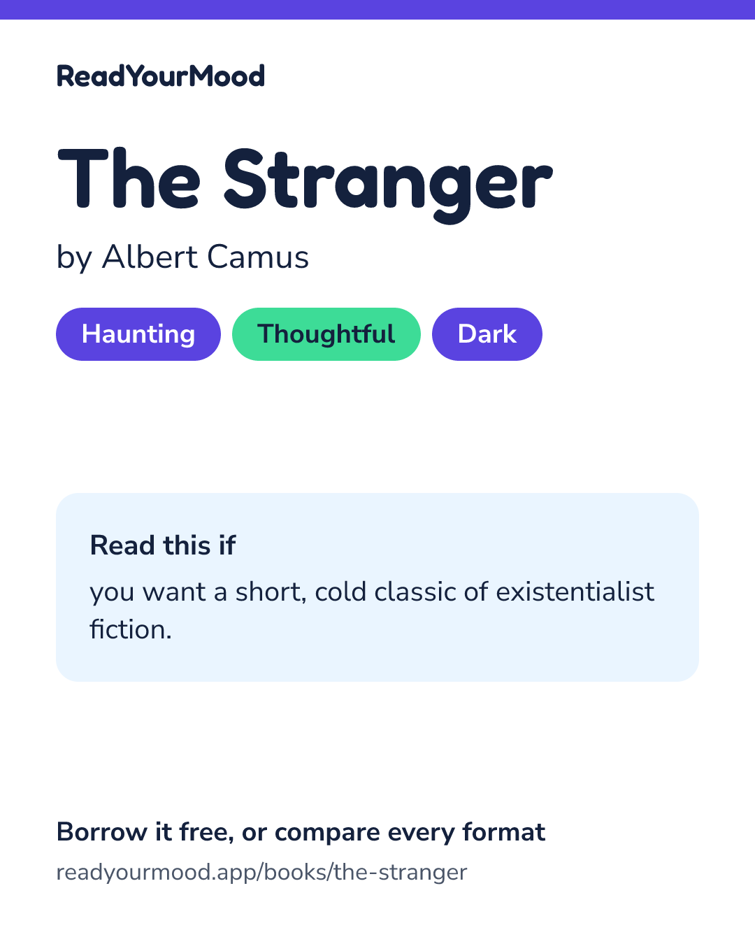 Share card for The Stranger