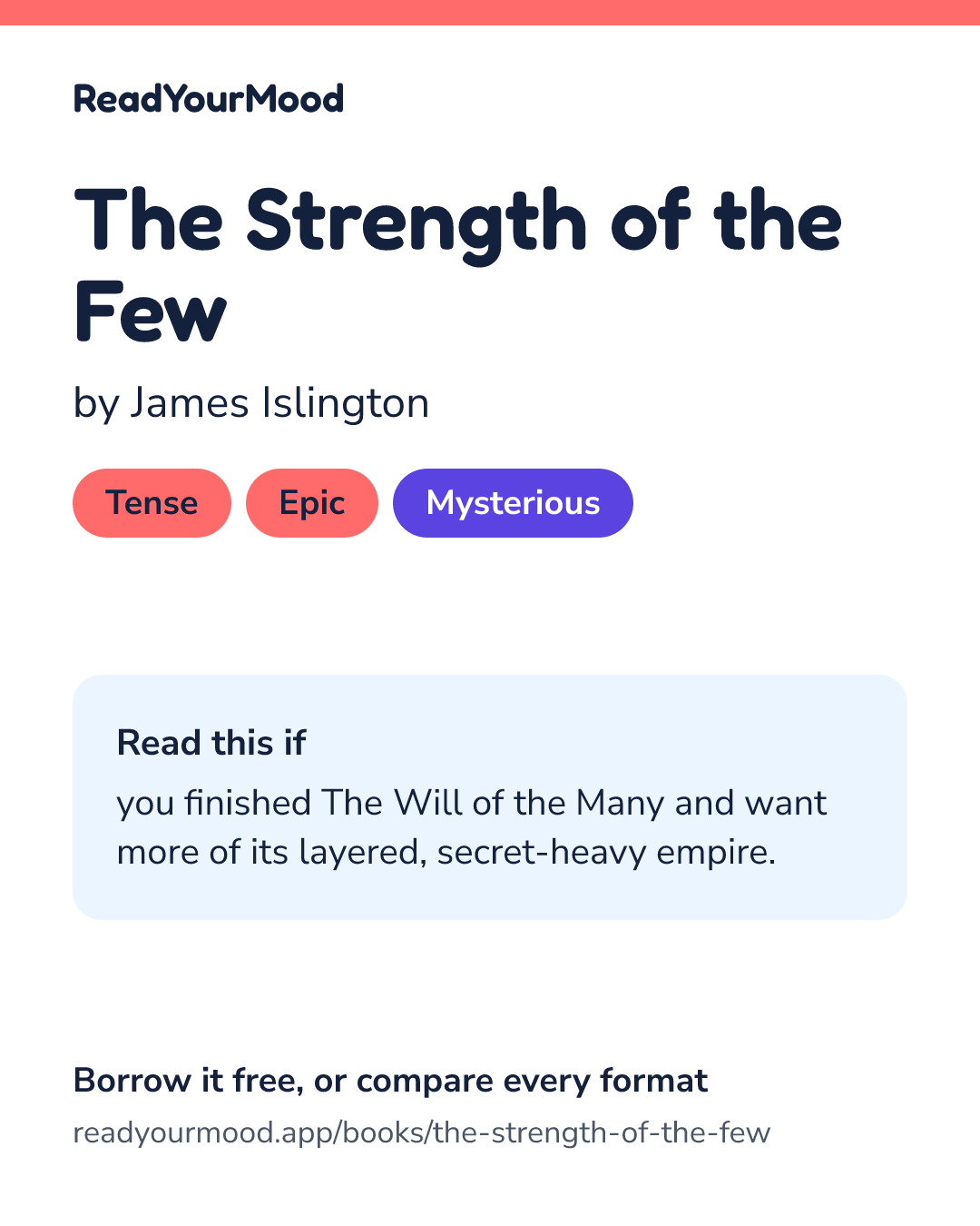 Share card for The Strength of the Few