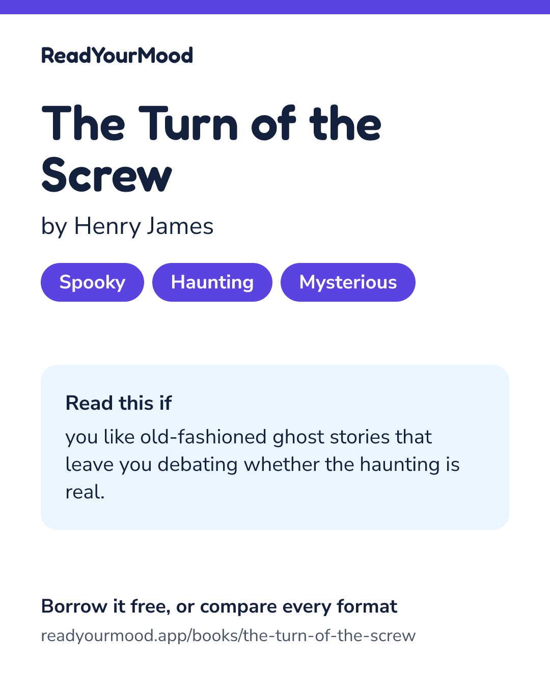Share card for The Turn of the Screw